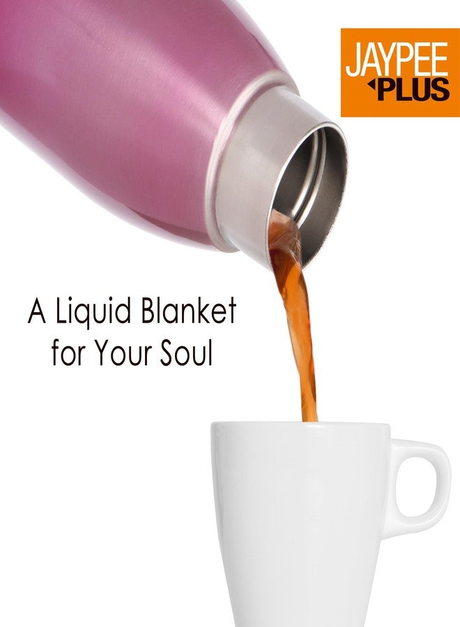 Jaypee Plus Victor ISI Certified Vaccum Insulated Thermosteel 750 ml Water Bottle 24 Hours Hot and Cold Double Walled Anti Skid Rustproof Leakproof Bottle for Office, School, Trekking,Purple - Image 5